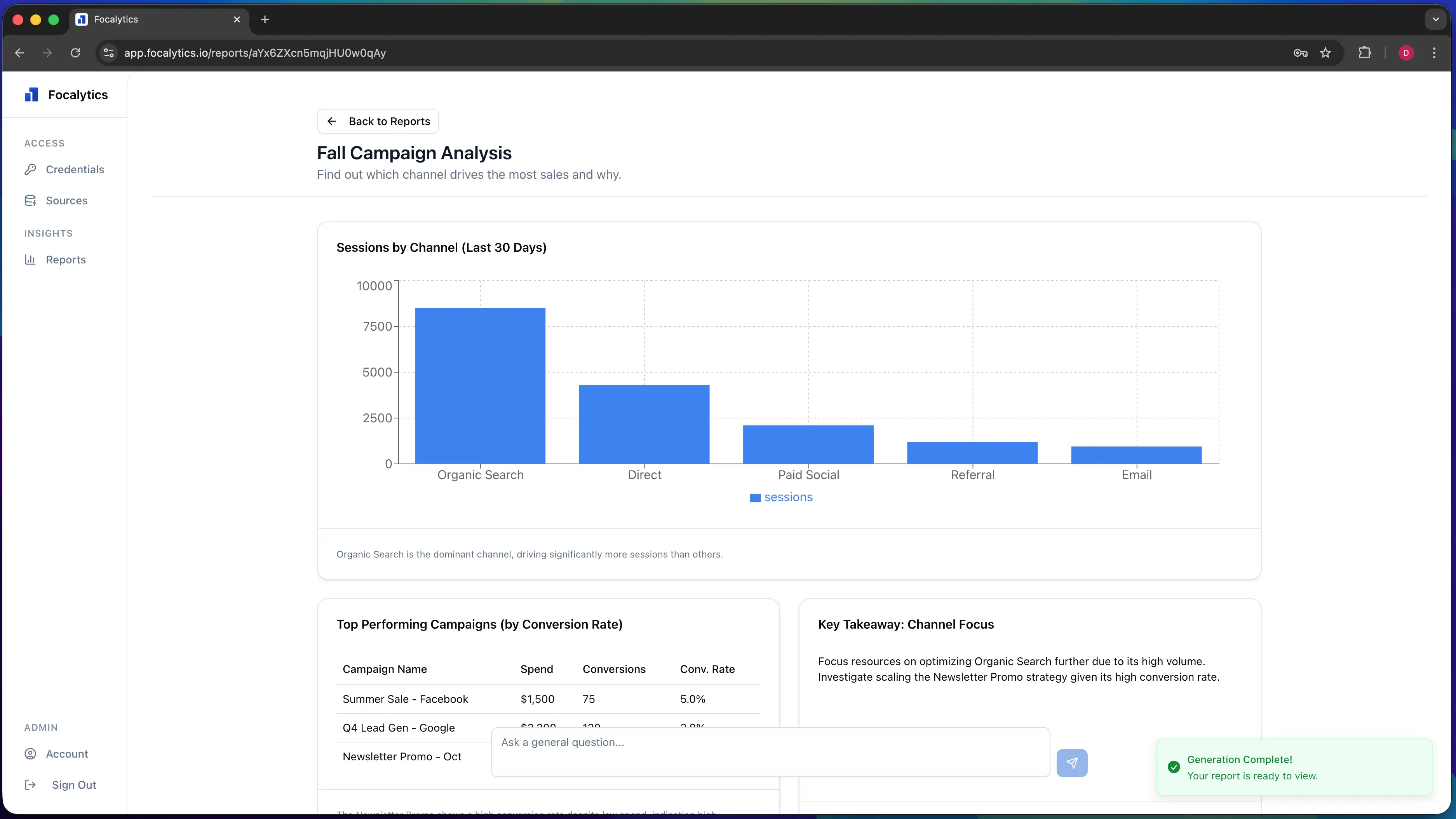Thumbnail for Demo video showcasing Focalytics report generation